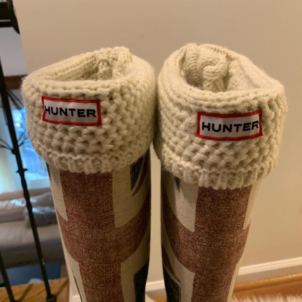 Tall Hunter Rain Boots with liner
